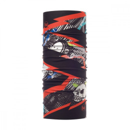 Gyerek sál Buff Coolnet UV+ Junior fekete/piros