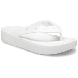 Crocs Classic Platform Flip W női flip-flop fehér