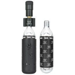 Peaty´s Holeshot Co2 Pumpa + Bombičky 2 Ks - Road & Gravel pumpa fekete black