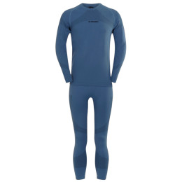 Fundango Seamless Baselayer Set férfi thermo ruházat sötétkék patriot blue