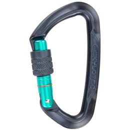 Skylotec Lime SG (screw gate) karabiner szürke/zöld Anthracite/Acquamarine