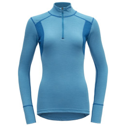 Női póló Devold Hiking Half Zip Neck kék