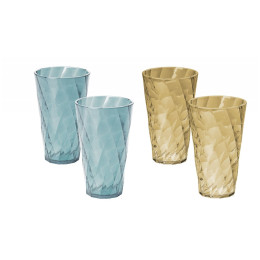 Pohár készlet Omada Tritan Water glass Set 0,5 l kék