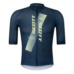 Scott Jersey M's RC Pro férfi kerékpáros mez sötétkék dark blue/acid yello