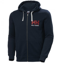 Helly Hansen HH Logo Full Zip Hoodie férfi pulóver sötétkék Navy