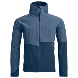 Ortovox Venet Softshell Hooded Jacket férfi softshell kabát kék Light Nunatak