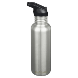 Klean Kanteen Classic 27oz (w/Flip Seal Sport) rozsdamentes acél palack ezüst Brushed Stainless