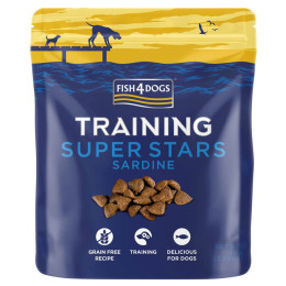 Fish4Dogs Training Super Stars Sardine 150g jutalomfalatok kutyáknak