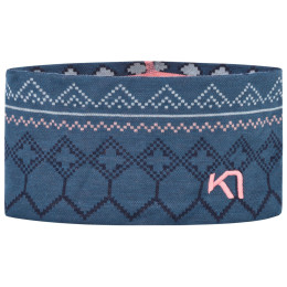 Női fejpánt Kari Traa Perle Headband sötétkék