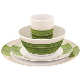 Outwell Blossom Picnic set – 4 osoby edénykészlet zöld PogoniaGreen