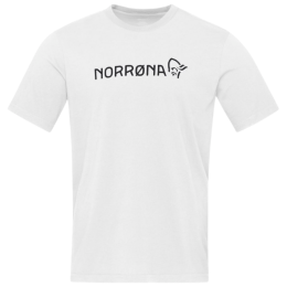 Norrona 29 cotton Norrøna viking T-shirt férfi póló fehér Pure White