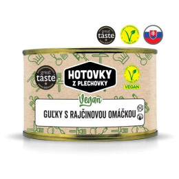 Hotovky z plechovky Golyók paradicsomszószban VEGAN 400g főétel