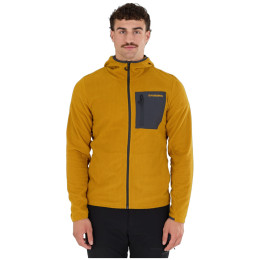 Fundango Nagano Full Zip Hoodie férfi funkcionális pulóver sárga kangoo