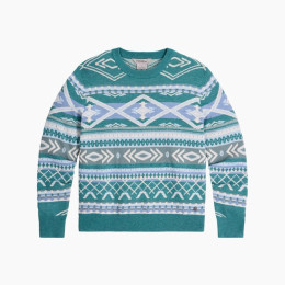 Royal Robins W Westlands Pullover női pulóver kék/fehér Mineral Htr Acacia Pt