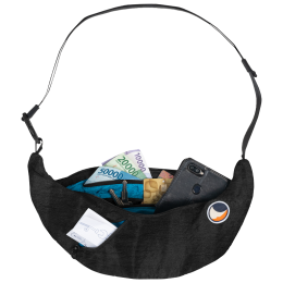 Ticket to the moon Upcycled Sling Bag övtáska fekete Black