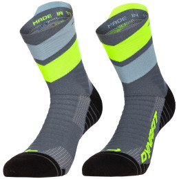 Dynafit Ultra Mid Sk zokni szürke/sárga cinder ULTRA YELLOW/5A30