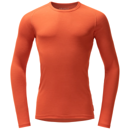 Devold Adventure Merino 190 Shirt Man férfi funkcionális póló narancs Brick