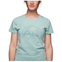 Női póló Black Diamond Summit Scribble Tee k é k