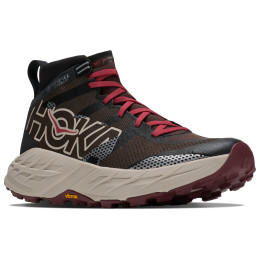 Hoka Speedgoat 7 Hike GTX férficipő fekete/piros Spiced Chocolate / River Rock Grey