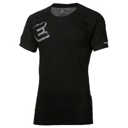 Férfi funkciós póló Progress NKR Print "E" minta fekete černá