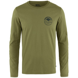 Fjällräven Forever Nature Badge LS férfi póló világoszöld
