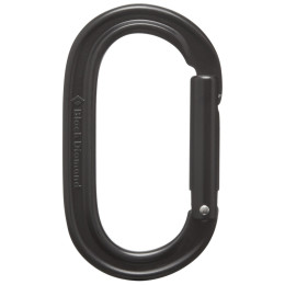 Black Diamond Oval Keylock karabiner fekete Black