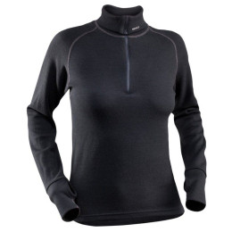 Dámský rolák Devold Expedition woman zip neck fekete