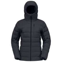 Norrona femund down700 Zip Hood női tollkabát fekete Caviar Black