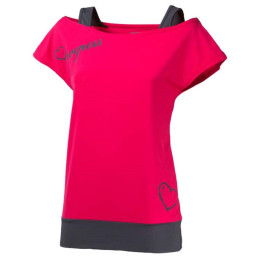 Női póló Progress Taiko 23OK szürke růžová/šedá