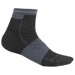 Icebreaker Women Merino Run+ Ultralight Mini női zokni fekete Black/Graphite