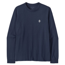 Patagonia M's L/S MW Hut Tripper Skyline T-Shirt férfi póló kék New Navy