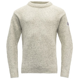 Devold Nansen Wool Sweater férfi funkcionális pulóver világosszürke GREY MELANGE