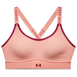 Sport melltartó Under Armour Infinity Mid Bra rózsaszín