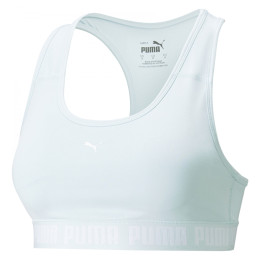 Sport melltartó Puma Mid Impact Strong Bra PM világoskék