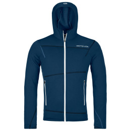 Ortovox Fleece Light Hoody M férfi funkcionális pulóver sötétkék deep ocean