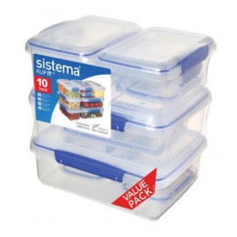 Sistema Ten Pack Sw ételdoboz Transparent