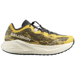 Salomon Aero Glide 4 Grvl férficipő fekete/sárga Beach Ball / Asphalt / Vanilla Ice