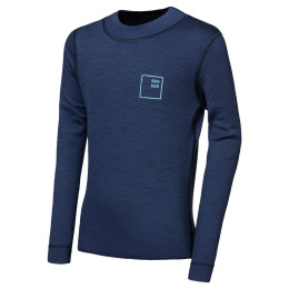 Sensor Merino DF Logo Up Deep Blue gyerek funkcionális felső sötétkék Deep Blue
