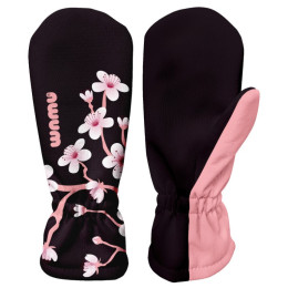 WAMU Pink gyermek softshell kesztyű rózsaszín DARK PURPLE