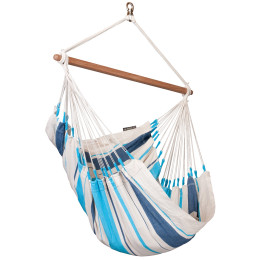 La Siesta Caribeňa Basic függőszék fehér/kék Aquablue
