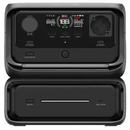 EcoFlow River 3 Plus - přídavná baterie 300 töltőállomás fekete černá