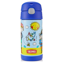 Thermos Funtainer 355 ml gyerek termosz kék