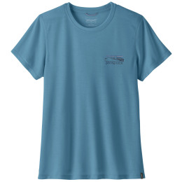 Patagonia Women's Capilene® Cool Trail Shirt - Stratapeaks női póló kék Shore Blue