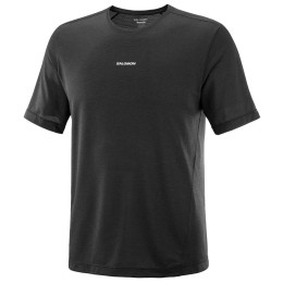 Salomon Shakeout Core SS TEE M férfi póló fekete Deep Black