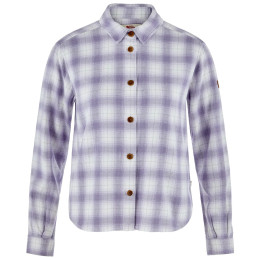Fjällräven Övik Boxy Flannel Shirt W női ing fehér/lila Eggshell-Lavender Mist