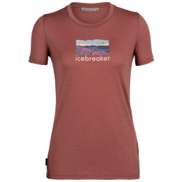 Női póló Icebreaker Women Tech Lite II SS Tee Trailhead piros
