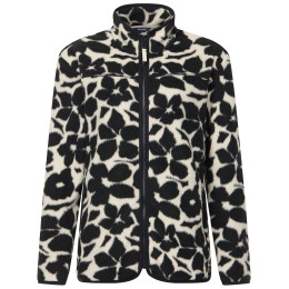 Regatta Womens Frankie Borg Full Zip női pulóver fekete/bézs MonoShadFlor