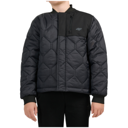 4F Jacket M324 Deep Black gyerek softshell kabát fekete Deep Black