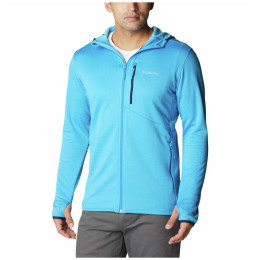 Columbia Park View™ Fleece Full Zip Hoodie férfi funkcionális pulóver világoskék