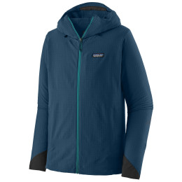 Patagonia R1 TechFace Hoody férfi softshell kabát sötétkék